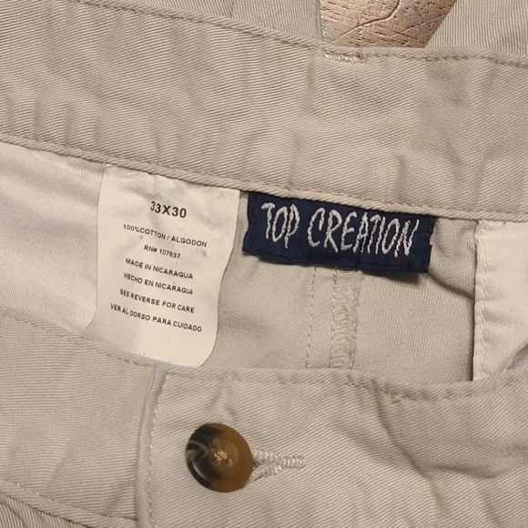 Mens khakis by‎ Top Creations - Picture 3 of 3